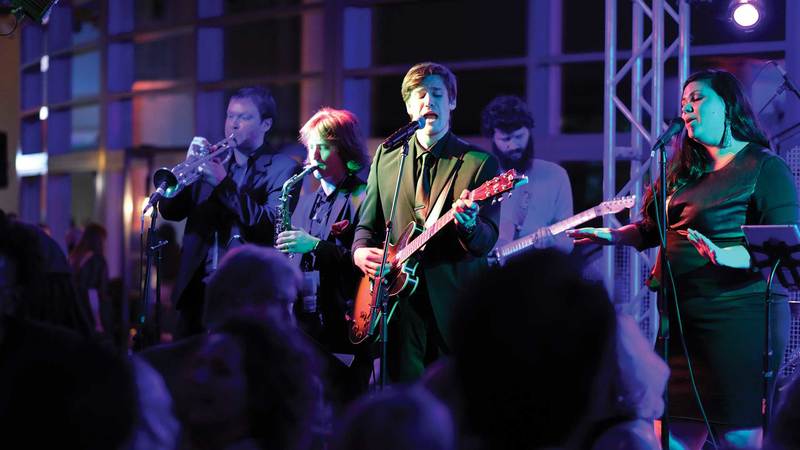 Live band performing for Napa Valley Film Festival guests