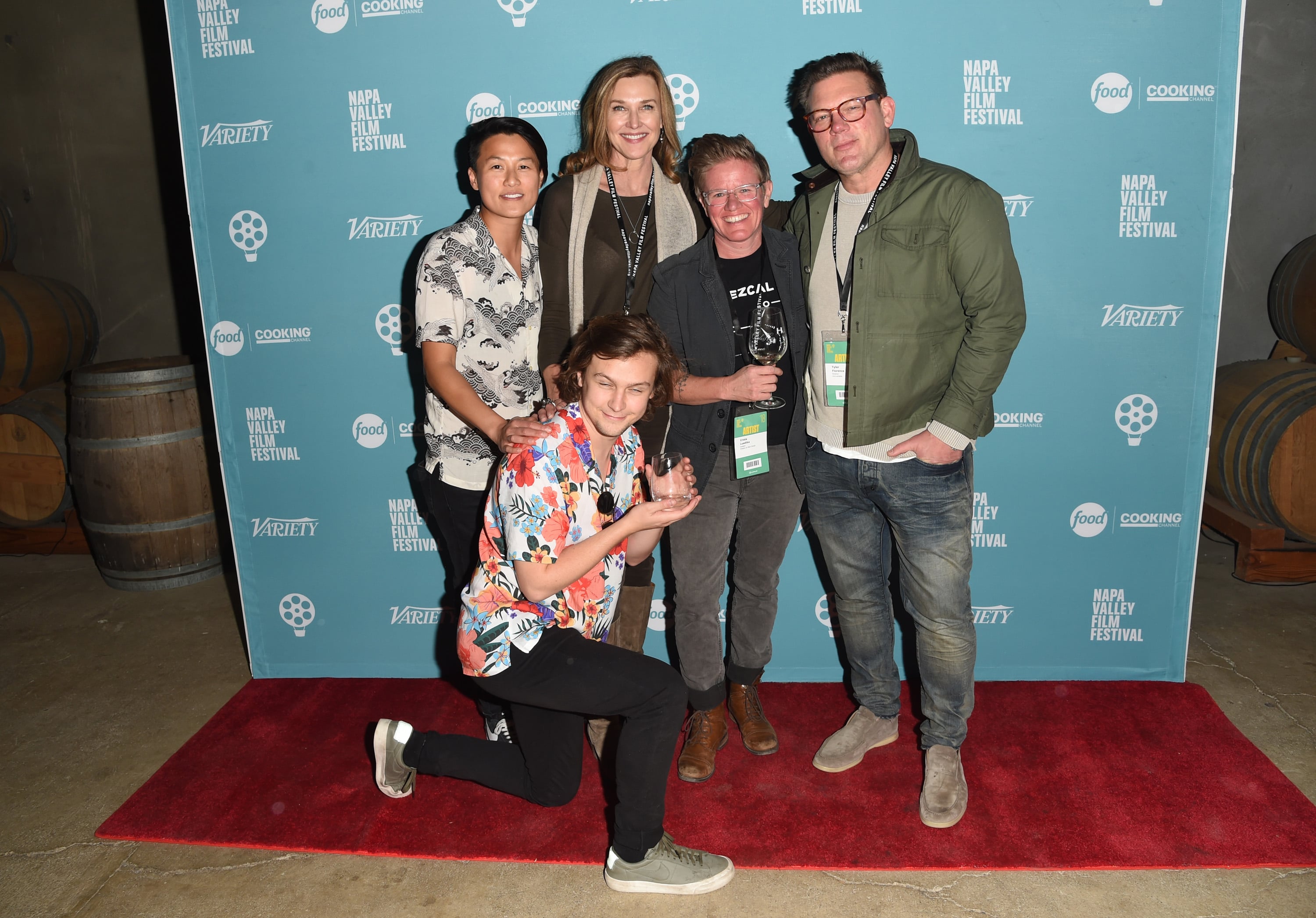 Napa Valley Film Festival guests together at the festival